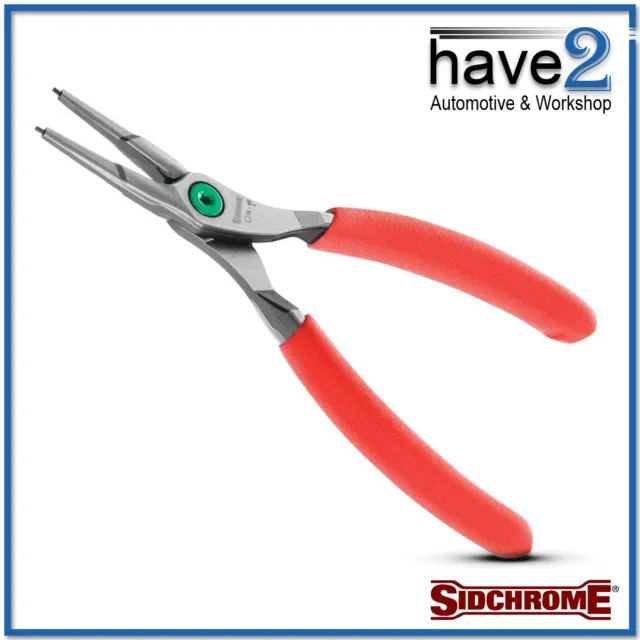 SIDCHROME Straight Tip Internal Ring Circlip Pliers
