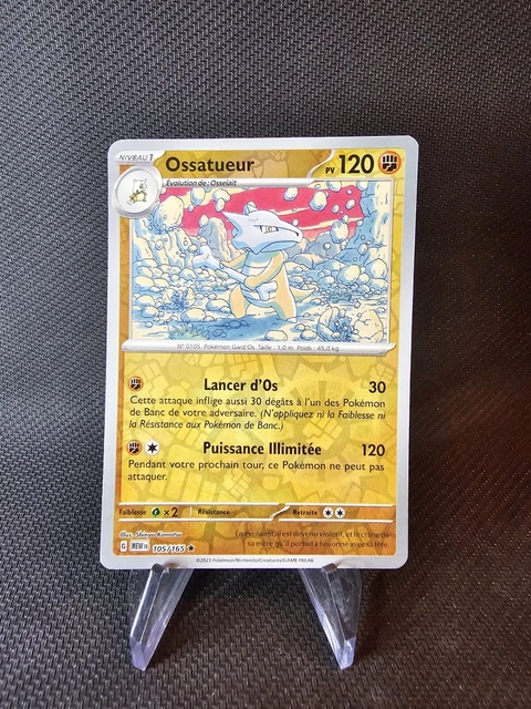 Coffret De 10 Cartes Pokémon Françaises - Ossatueur Holo/Reverse Aléatoire (Écarlate/Violet 151) - 2
