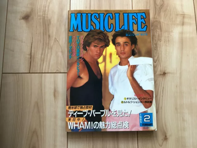 magazine Music Life 1985 Feb Wham ! George Michael