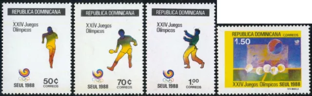 Ten Rep.Dominican 1041A/D 1988 MNH