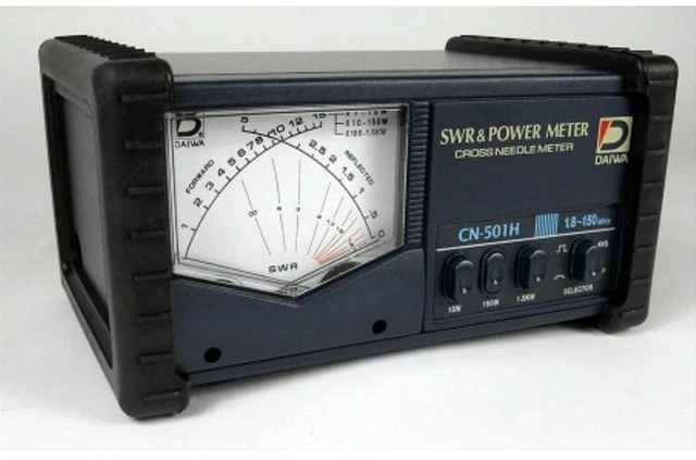 NISSEI DG-503MAX Rosmetro/Wattmetro Digitale HF/50/144/430MHz – 1.6-60MHz E 125-525MHz, Potenza 0-200W, Display 3.5", Lettura Simultanea Di Potenza Diretta, Riflessa E ROS