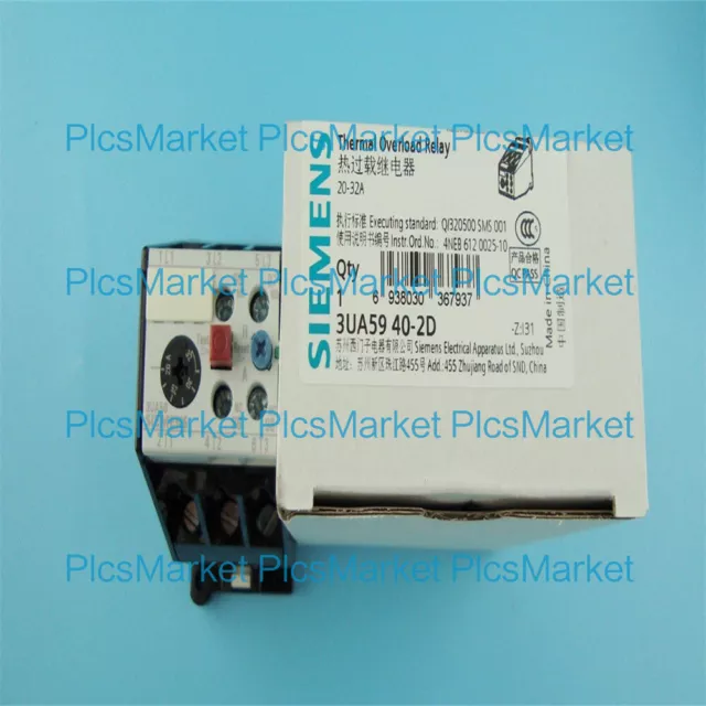 1PC New For Siemens 3UA59 40-2D Thermal Overload Relay free shipping