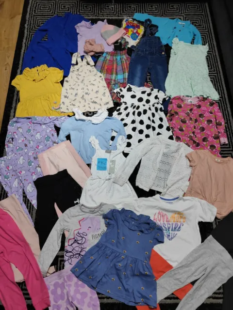 #902💜 Huge Bundle Of Girls Clothes 3-4years GEORGE NEXT PRIMARK RALPH M&S DISNE