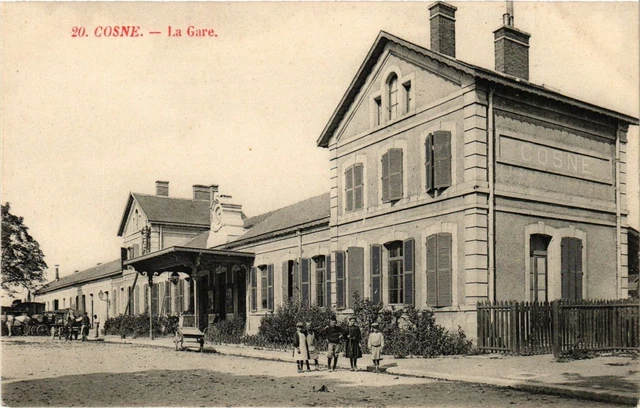 CPA AK COSNE - La Gare (421266)