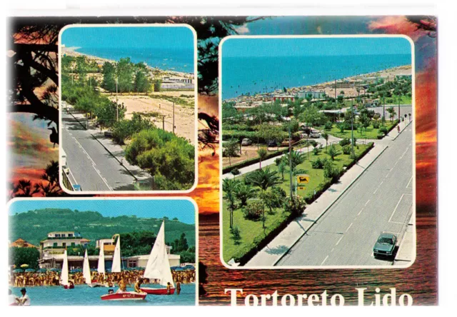 Cartolina Abruzzo - Teramo -  Tortoreto Lido 1957 - Vedute Varie