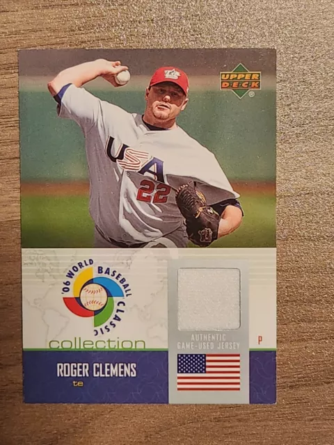 2006 Upper Deck World Baseball Classic Collection Relic #Wbc-Rc Roger Clemens