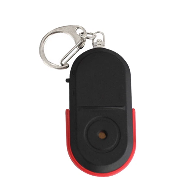 -Llave silbato perdida inalámbrica etiqueta de alarma localizador de llaves rastreador silbato S U6Y4
