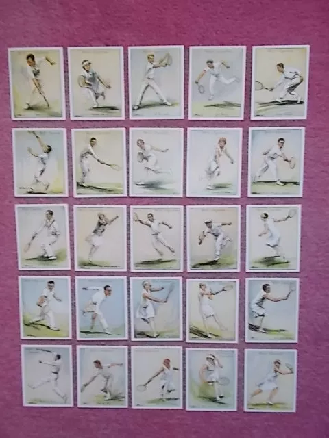Reproduction Cigarette Cards By Wills - Lawn Tennis 1931