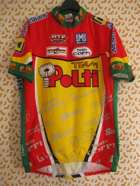 Maillot cycliste vintage Santini Bianchi Martini Racing – The Sport Nuggets