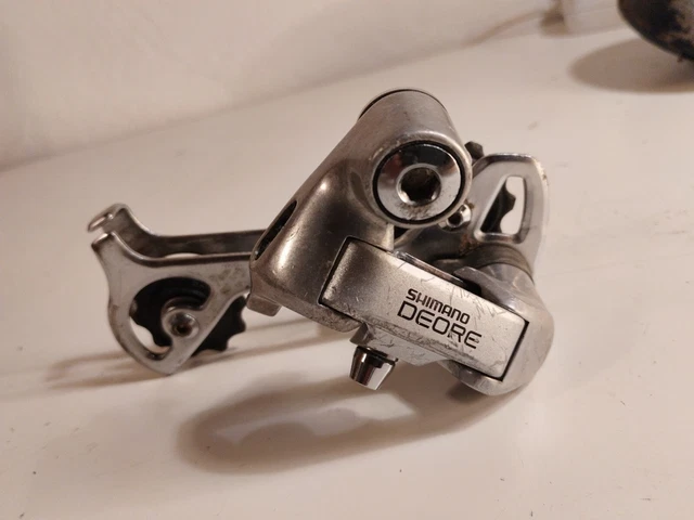 Shimano Deore LX M571 31.8MM Neuf / Cache Vtt Avant Derailleur-Tp/BS-8