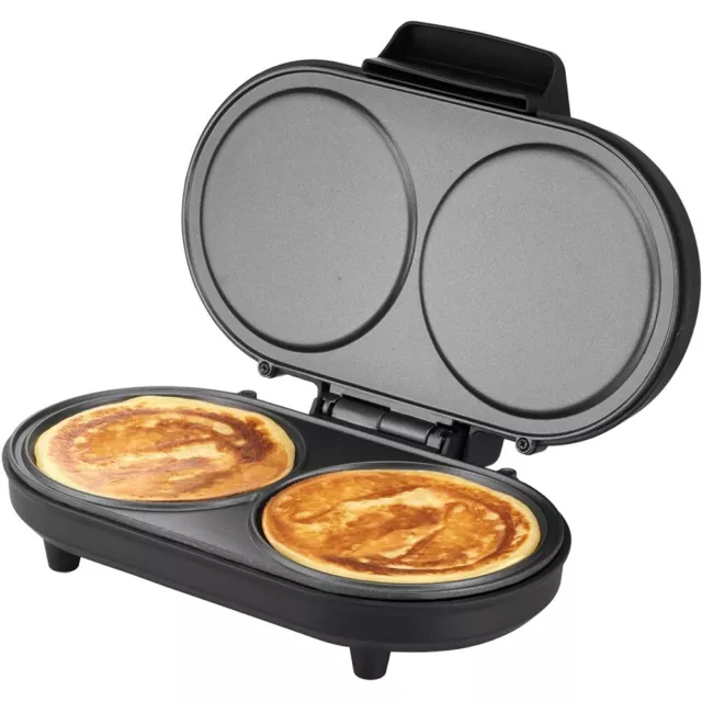 Unold 48165 Pancake-Maker American Crepesmaker schwarz/edelstahl 1000 W Ø 13,5cm