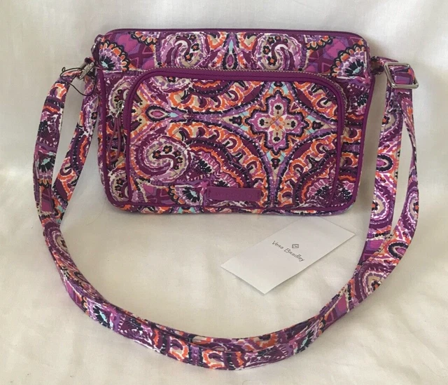 Vera Bradley Iconic RFID Little Hipster Crossbody Purse Dream Tapestry NWOT