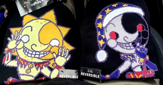 F Naf Jacket Reverable FIVE NIGHTS AT Freddy's FNAF REVERSIBLE SUN & MOON Beanie cap Hat ...