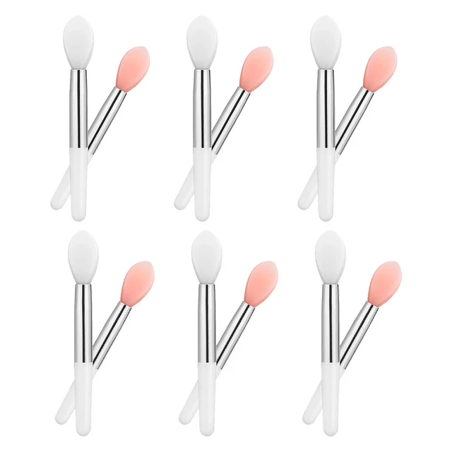 24 piezas Bálsamo labial translúcido Delineador de ojos Cepillo Corrector Cepillo Mini Miss