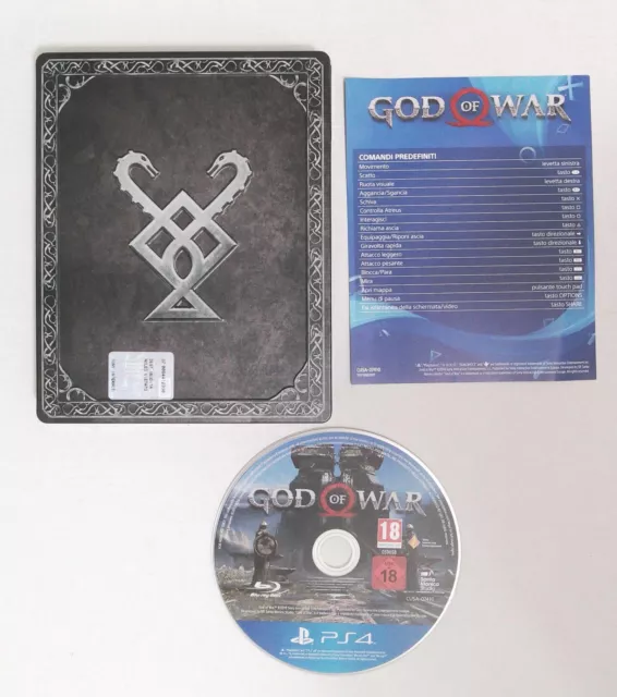 Ps4 : God Of War Limited Steelbook Edition - Italiano ! Playstation 4 Ps5
