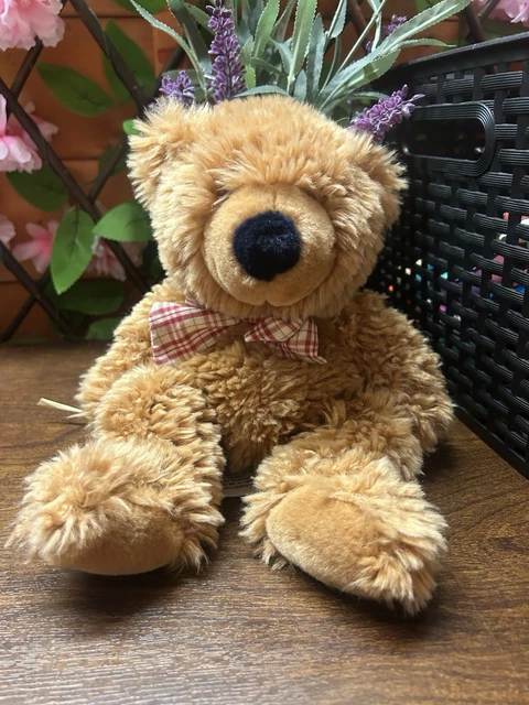 VINTAGE 11 KEEL Toys Brown Bear Plush Stuffed Soft Toy European Teddy £ ...