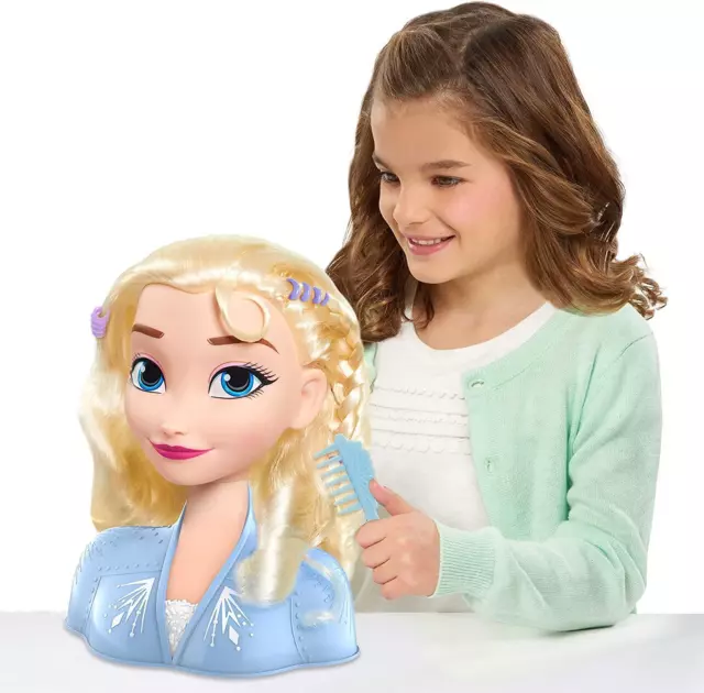 NEW Disney Frozen  Elsa Styling Head With Accessories 3