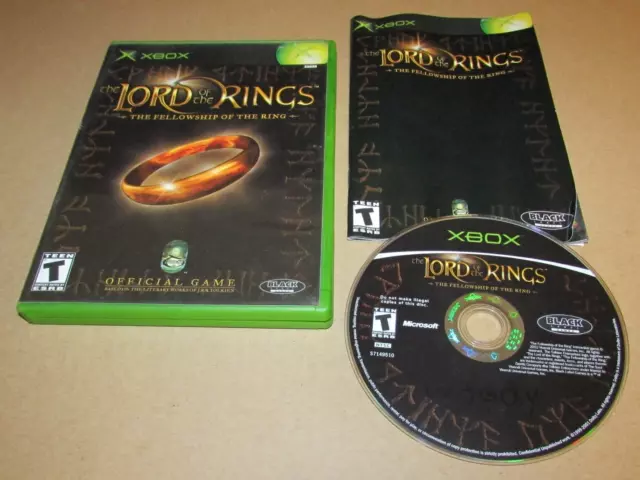 Lord of the Rings: The Fellowship of the Ring for Xbox Complete Fast Shipping!