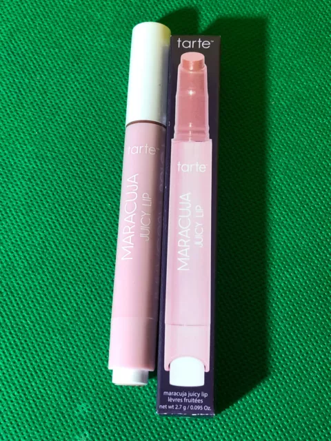 TARTE MARACUJA JUICY LIP IN ROSE FULLSIZE NewInBox large 0.095oz/ 2.7g Free SH