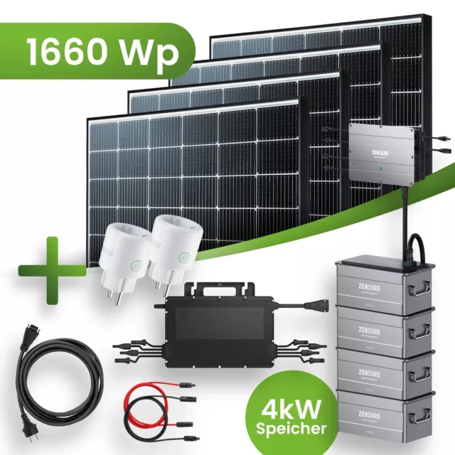 16KW PV/Solar Anlage 6.14KWh Speicher 3Phasen Wechselrichter 455W