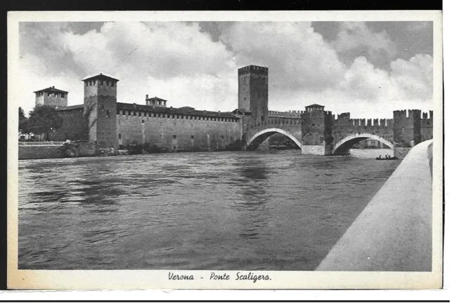 VERONA (881) - VERONA Ponte Scaligero - Fp/Non Vg