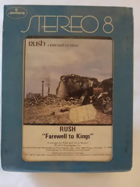 RUSH "Farewell to Kings" 8-Track Sealed Mint