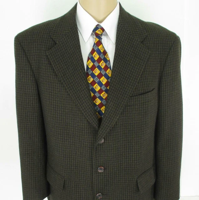 Veste Sport Corneliani Marron Gris - Tweed Laine Et Soie, 3 Boutons, Taille 42 Homme - Occasion Très Bon état