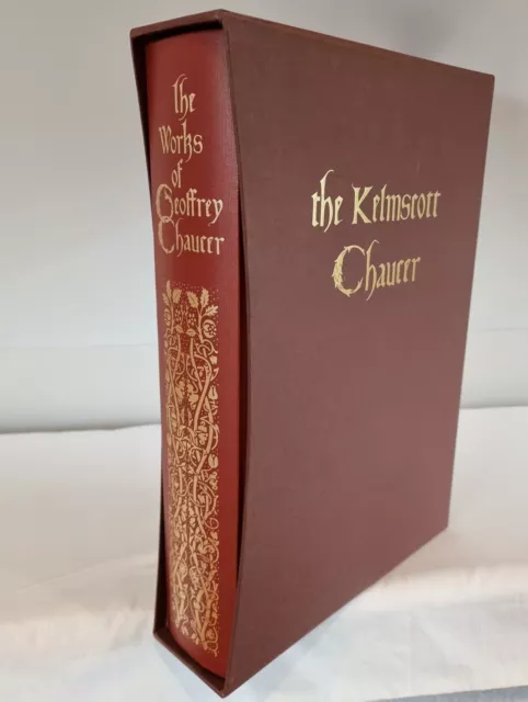 The Kelmscott Chaucer - Works of Geoffrey Chaucer - Folio Society 2008 - Leather