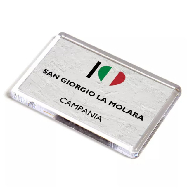 FRIDGE MAGNET - I Love San Giorgio la Molara, Campania - Italy