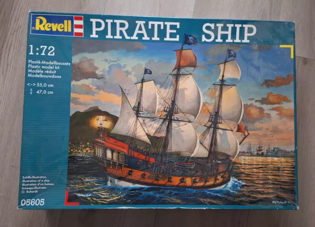 Revell Piraten Schiff Maßstab 1:72 Plastikmodellbausatz neu und ovp