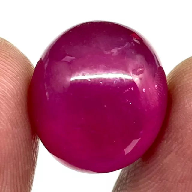 30.90 Cts Certified Natural Ruby Stunning Red Huge Loose Cabochon Gemstone