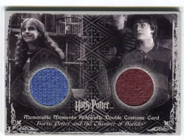 Harry Potter Memorable Moments 2 Harry Hermione Double Costume Card HP C8 #297