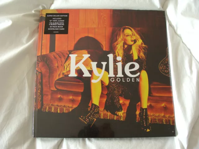 Box Set: Kylie Minogue : Golden : Super Deluxe Ltd Ed Vinyl Album CD Book & D/L