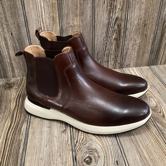JOHNSTON & MURPHY Gentleman’s Chelsea Felder Slip On Brown Leather