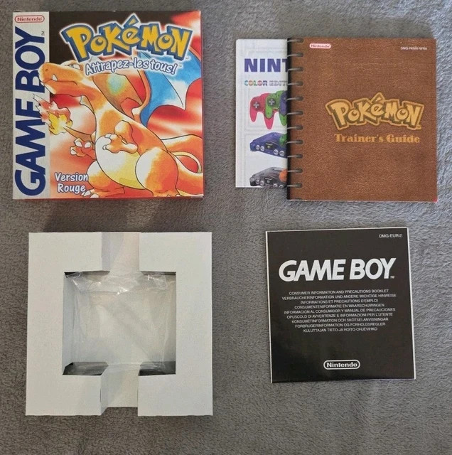 Pokémon Version Rouge Nintendo Game Boy Complet PAL Pokémon Version Rouge Nintendo Game Boy Complet PAL