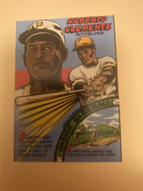 2023 Roberto Clemente Topps Archives Comic Inside Baseball #79TC-14 Pirates