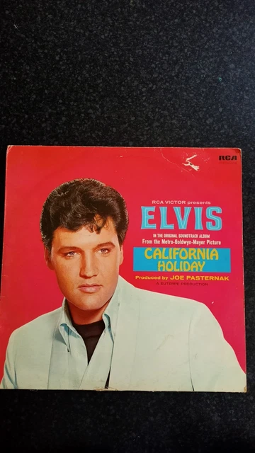 ELVIS PRESLEY CALIFORNIA Holiday UK 1980 Vinyl Record Album