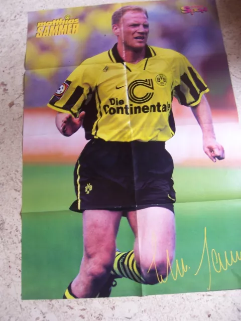 Riesen Poster Michael Schuhmacher + Matthias Sammer 2