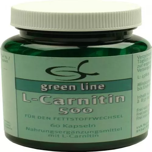 L-CARNITIN 500 Kapseln 60St Kapseln PZN 5382905