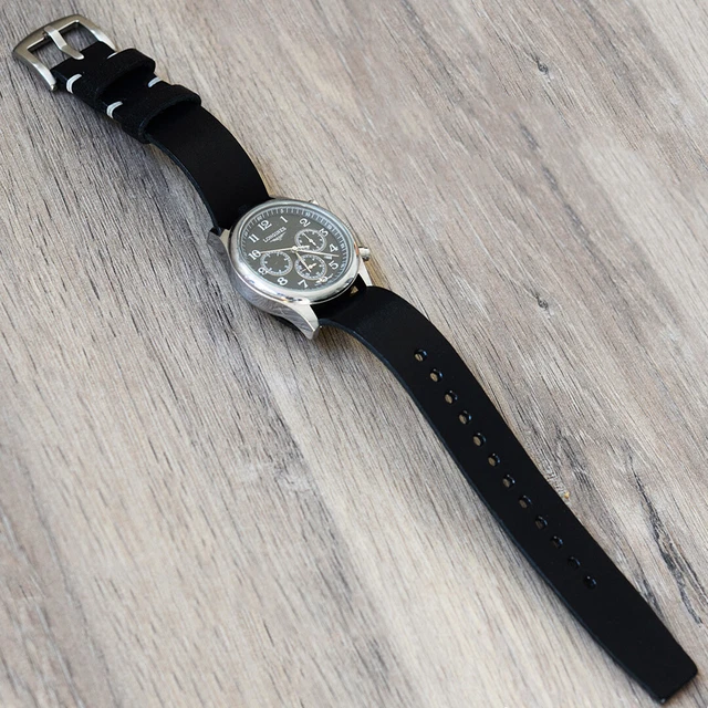 Orologio 24 H Cinturino Di Ricambio In Vera Pelle, Per Orologio