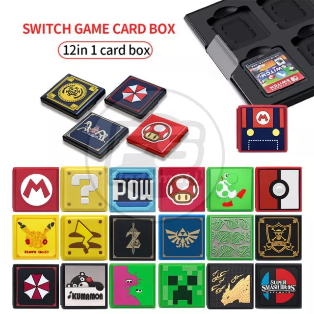 For Nintendo Switch Game Card Case Holder Travel Carry Protector Storage Box