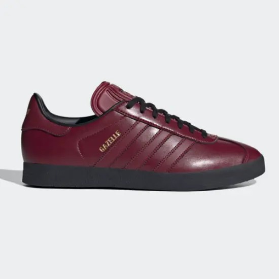 Adidas Originals Gazelle Leather 'Burgundy'- IH2573 Expeditedship