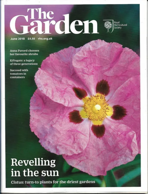RHS THE GARDEN June 2018 Vol 143 Part 6 - gardening plants design