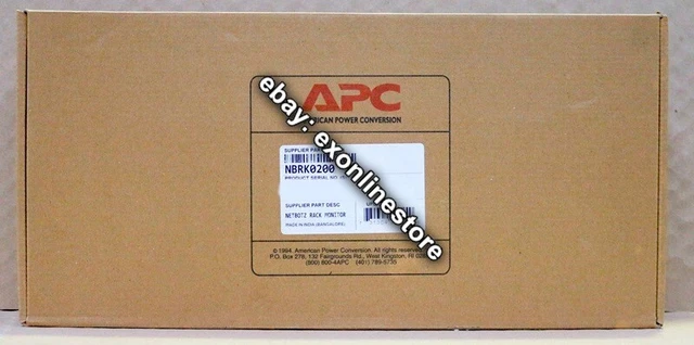 APC Netbotz Rack Monitor 450 Supervisor De Racks Para Monitores Con Alimentacion Electrica