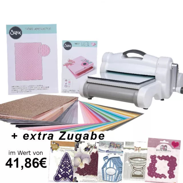 Sizzix Big Shot Plus (DIN A4) Starter Kit Stanz- und Prägemaschine Edition S