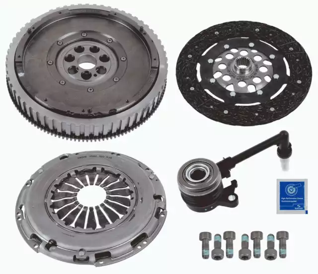 Dual Mass Flywheel DMF Kit with Clutch and CSC fits NISSAN JUKE F15 1.5D Sachs