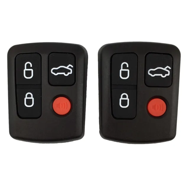 2 x Remote 4 Button Car Keypad Keyless Fob for Ford BA BF Falcon Sedan Wagon XR