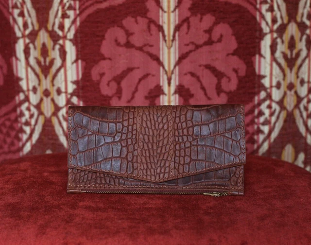 Porte-monnaie Homme En Cuir Véritable Fait Main - Coloris Vert - Fabriqué En France - Neuf Sans étiquettes