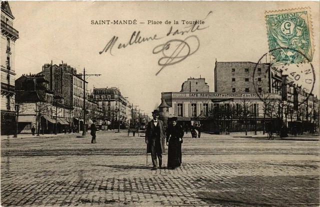 CPA AK St-MANDÉ Place de la Tourelle (672428)
