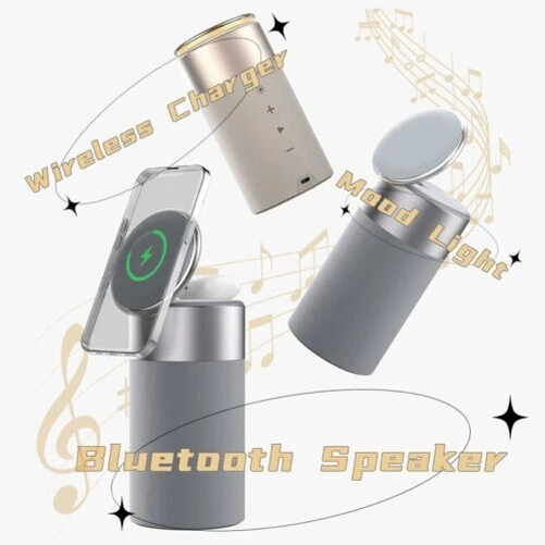 3-in-1-Multifunktions-Ladegerät pour IPHONE Et Airpods, Portable Bluetooth